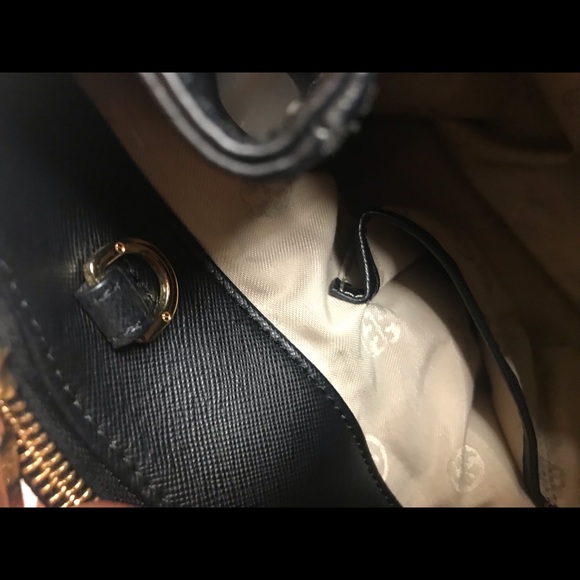 TORY BURCH Bag Tote Leather Purse- Black-Does Not Come With Cross Strap - Picture 12 of 16